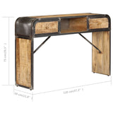 Sideboard 120x30x75 cm Solid Mango Wood - Low Angle