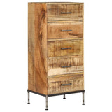 Chest of Drawers 45x35x106 cm Solid Mango Wood - Extra Image