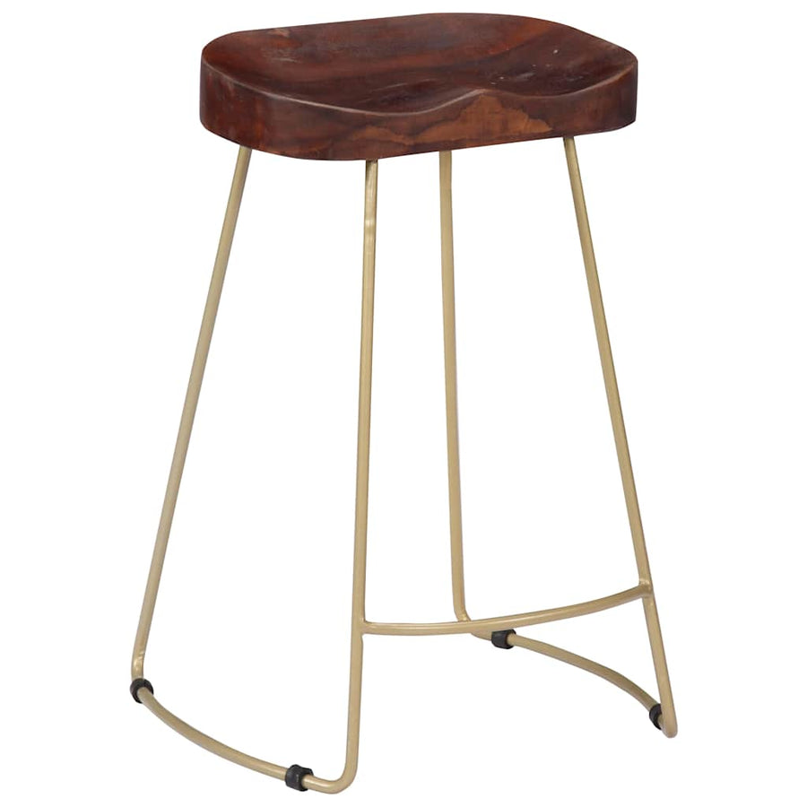 Gavin Bar Stools 2 pcs Solid Mango Wood