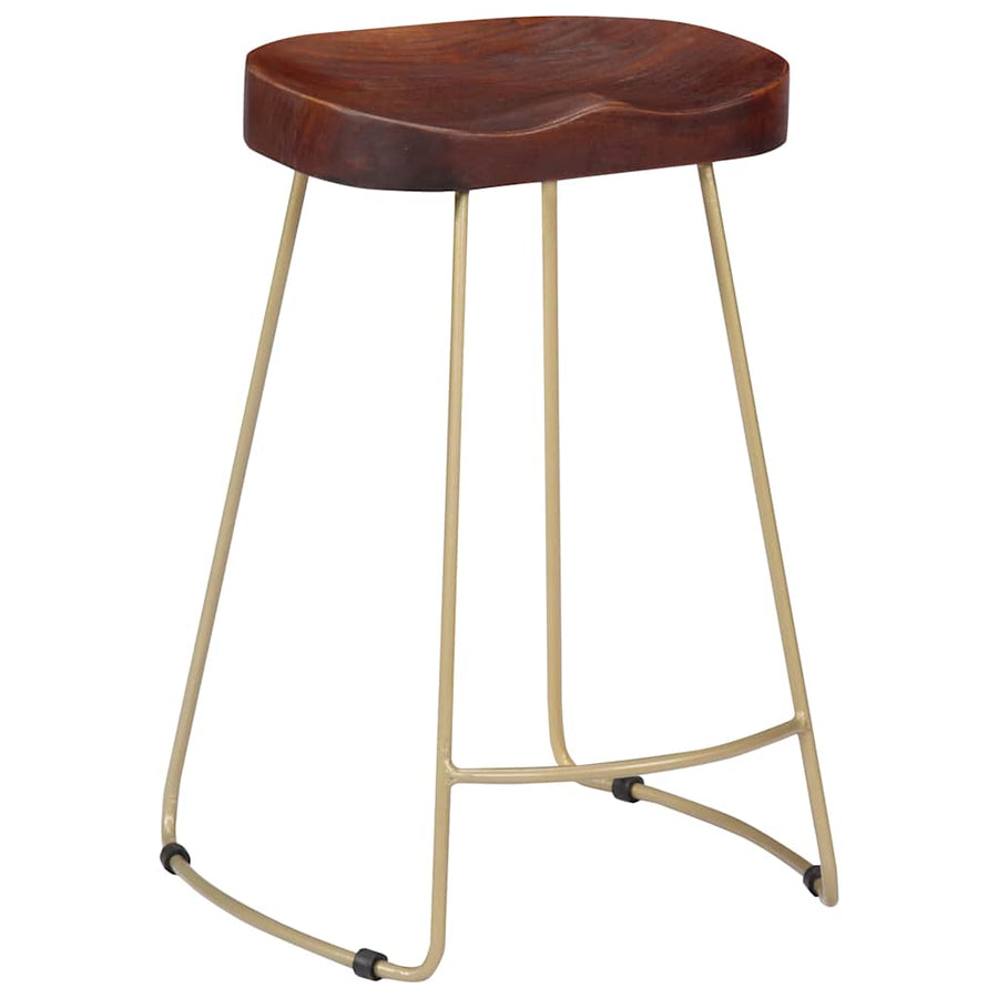 Gavin Bar Stools 2 pcs Solid Mango Wood