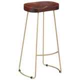 Gavin Bar Stools 2 pcs Solid Mango Wood - Extra Image