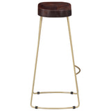 Gavin Bar Stools 2 pcs Solid Mango Wood - 45-Degree Angle