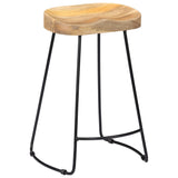 Gavin Bar Stools 2 pcs Solid Mango Wood - Extra Image