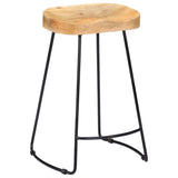 Gavin Bar Stools 2 pcs Solid Mango Wood - Extra Image