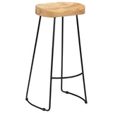 Gavin Bar Stools 2 pcs Solid Mango Wood - Extra Image