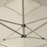 Professional Folding Party Tent Aluminium 3x3 m Cream - 45-Degree Angle