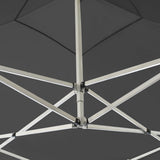 Professional Folding Party Tent Aluminium 3x3 m Anthracite - 45-Degree Angle