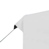 Professional Folding Party Tent Aluminium 3x3 m White - Side View