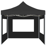 Professional Folding Party Tent with Walls Aluminium 3x3 m Anthracite