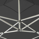 Professional Folding Party Tent with Walls Aluminium 3x3 m Anthracite - Low Angle