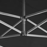 Professional Folding Party Tent Aluminium 4.5x3 m Anthracite - Close-Up Angle