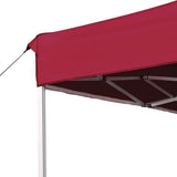 Professional Folding Party Tent Aluminium 4.5x3 m Wine Red - 45-Degree Angle