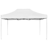 Professional Folding Party Tent Aluminium 4.5x3 m White - Front View