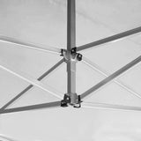 Professional Folding Party Tent Aluminium 4.5x3 m White - Close-Up Angle