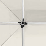 Professional Folding Party Tent with Walls Aluminium 4.5x3 m Cream