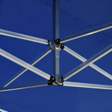 Professional Folding Party Tent with Walls Aluminium 4.5x3 m Blue - Extra Image