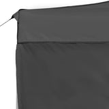 Professional Folding Party Tent with Walls Aluminium 4.5x3 m Anthracite - Low Angle