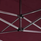 Professional Folding Party Tent with Walls Aluminium 4.5x3 m Wine Red - Extra Image