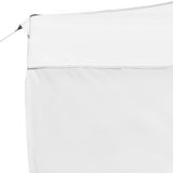 Professional Folding Party Tent with Walls Aluminium 4.5x3 m White - Low Angle