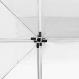 Professional Folding Party Tent with Walls Aluminium 4.5x3 m White - Extra Image