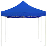 Professional Folding Party Tent Aluminium 6x3 m Blue - Top-Down View