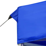 Professional Folding Party Tent Aluminium 6x3 m Blue - 45-Degree Angle