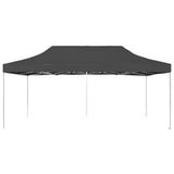 Professional Folding Party Tent Aluminium 6x3 m Anthracite - Front View