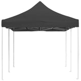 Professional Folding Party Tent Aluminium 6x3 m Anthracite - Top-Down View