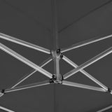 Professional Folding Party Tent Aluminium 6x3 m Anthracite - Close-Up Angle