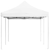 Professional Folding Party Tent Aluminium 6x3 m White - Top-Down View