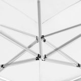 Professional Folding Party Tent Aluminium 6x3 m White - Close-Up Angle