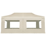 Professional Folding Party Tent with Walls Aluminium 6x3 m Cream