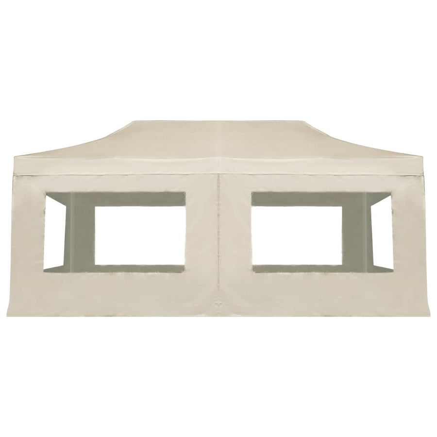 Professional Folding Party Tent with Walls Aluminium 6x3m Cream