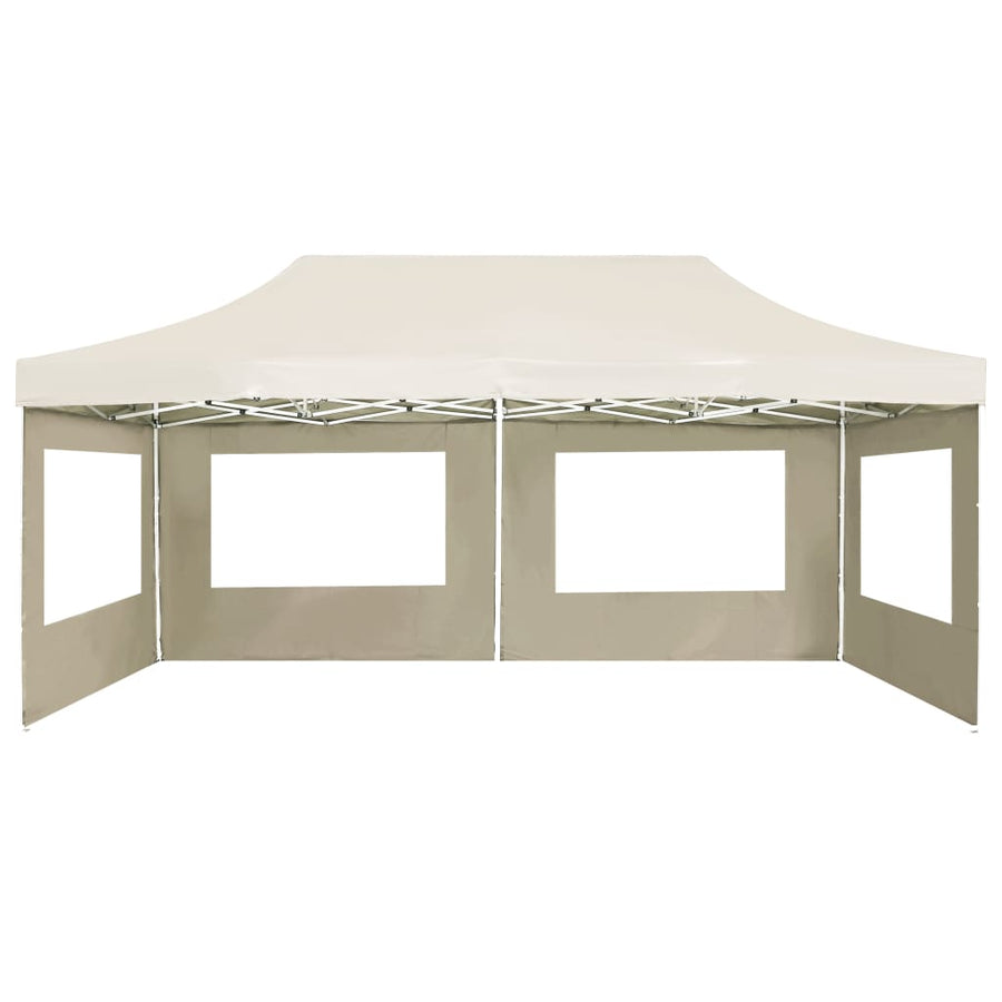 Professional Folding Party Tent with Walls Aluminium 6x3m Cream