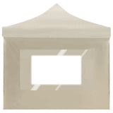 Professional Folding Party Tent with Walls Aluminium 6x3 m Cream