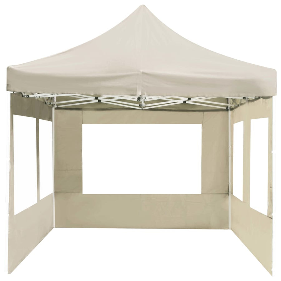Professional Folding Party Tent with Walls Aluminium 6x3m Cream