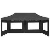 Professional Folding Party Tent with Walls Aluminium 6x3 m Anthracite - 45-Degree Angle