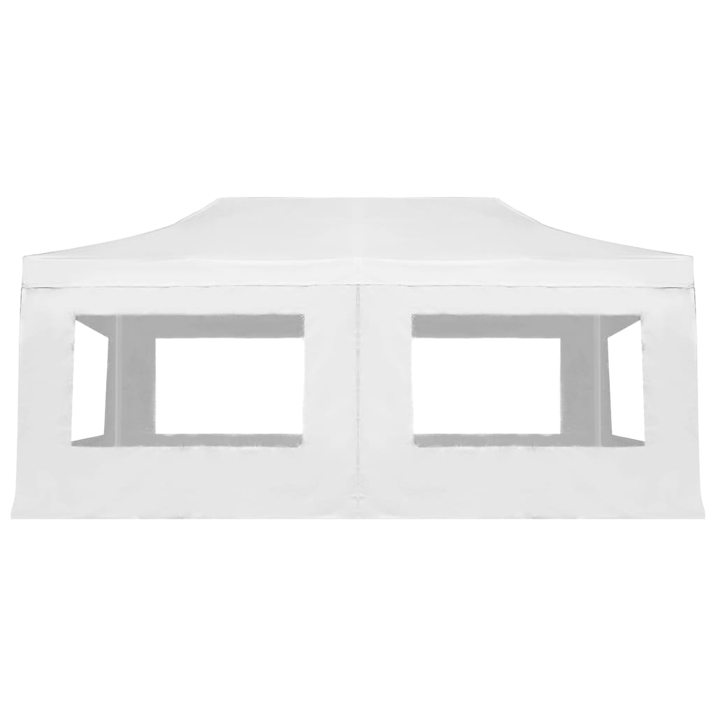 Professional Folding Party Tent with Walls Aluminium 6x3 m White