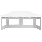 Professional Folding Party Tent with Walls Aluminium 6x3m White