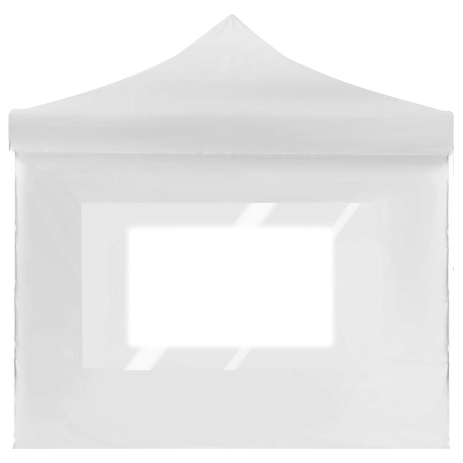 Professional Folding Party Tent with Walls Aluminium 6x3m White
