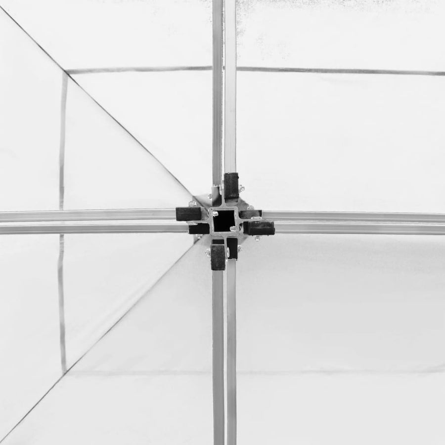 Professional Folding Party Tent with Walls Aluminium 6x3m White