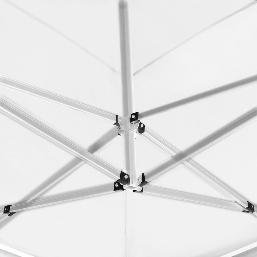 Professional Folding Party Tent with Walls Aluminium 6x3m White