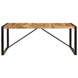 Dining Table 200x100x75 cm Solid Mango Wood