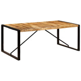 Dining Table 200x100x75 cm Solid Mango Wood - Extra Image
