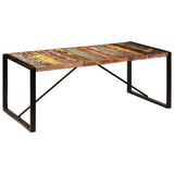 Dining Table 200x100x75 cm Solid Reclaimed Wood - Extra Image