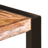Dining Table 200x100x75 cm Solid Reclaimed Wood - Top-Down View