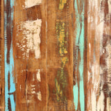 Dining Table 200x100x75 cm Solid Reclaimed Wood - Rear View