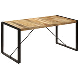 Dining Table 160x80x75 cm Solid Mango Wood - 45-Degree Angle