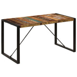 Dining Table 140x70x75 cm Solid Reclaimed Wood - Extra Image