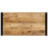 Coffee Table 120x60x40 cm Solid Mango Wood - Side View